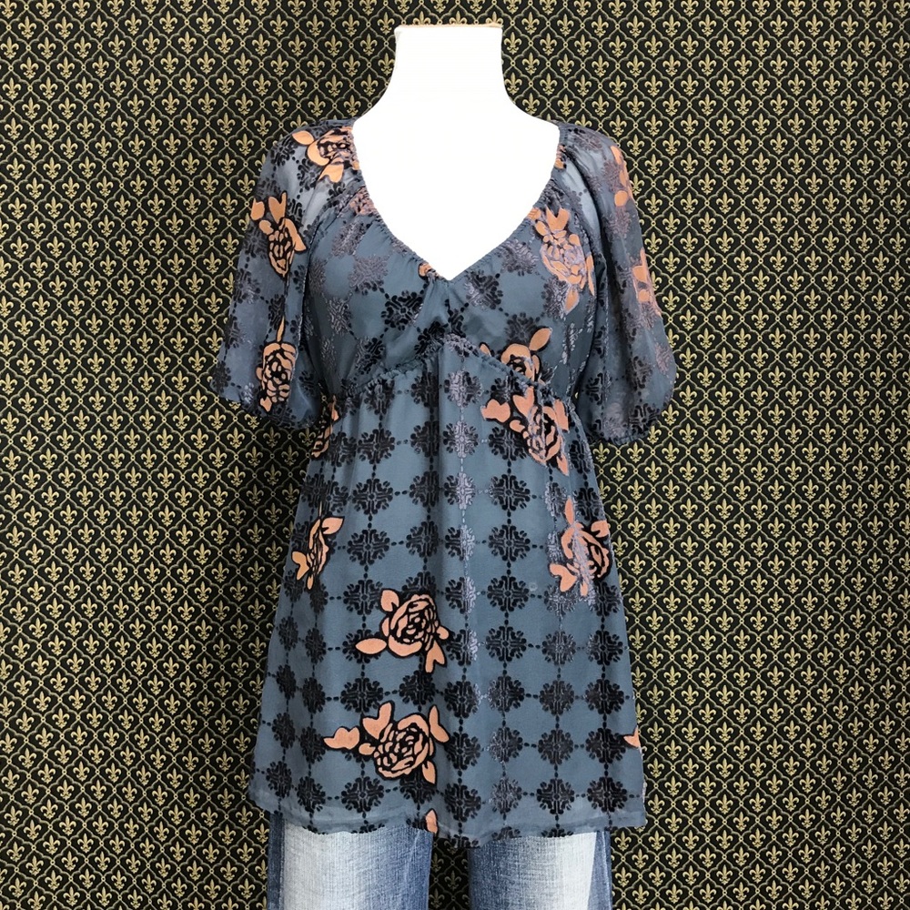 Hale Bob Velvet Burnout Tunic